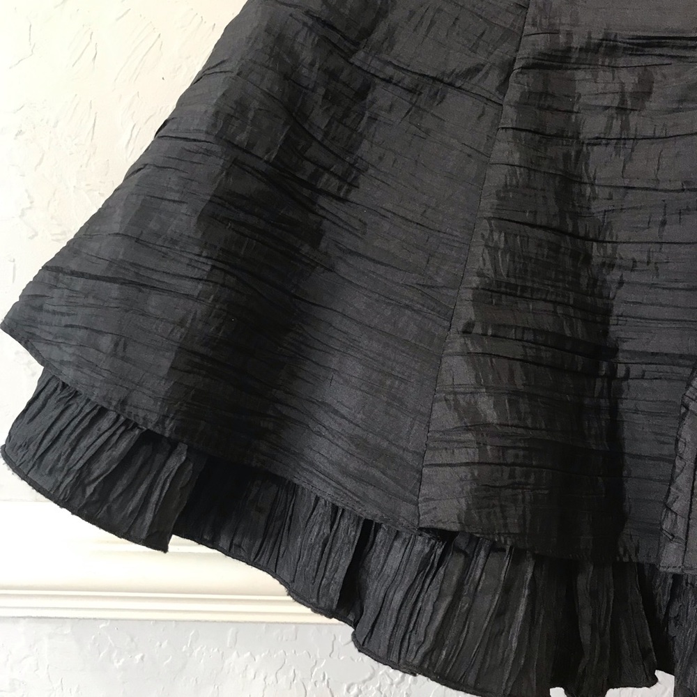 Jessica McClintock Vintage Black Strapless Mini Dress - Picture 5 of 14